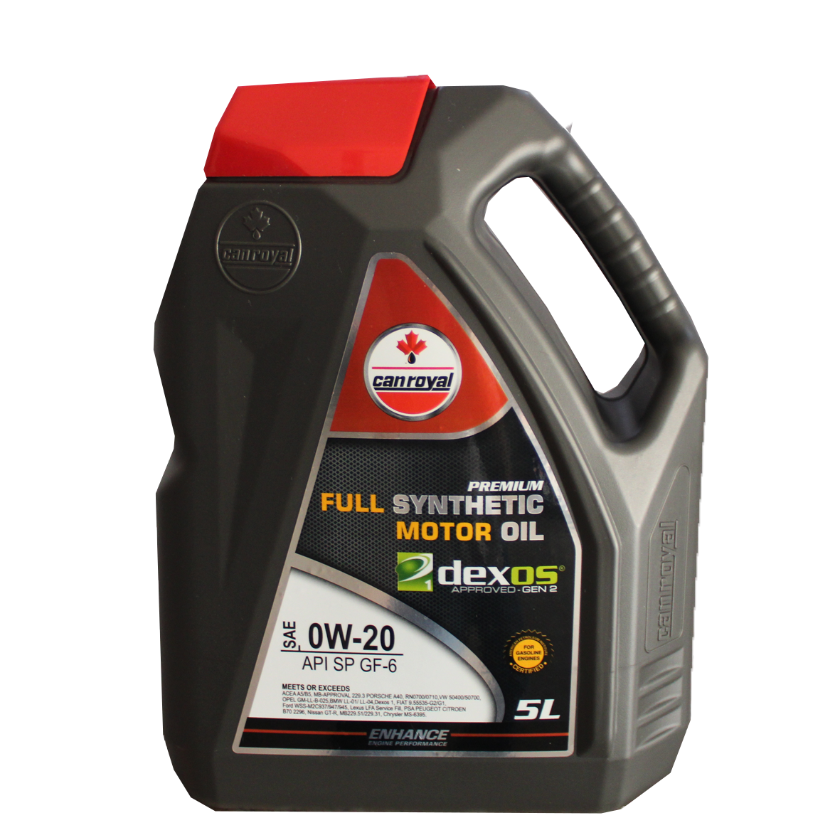 CANROYAL FULL-SYNTHETIC ENGINE OIL SAE 0W-20 API SP GF-6